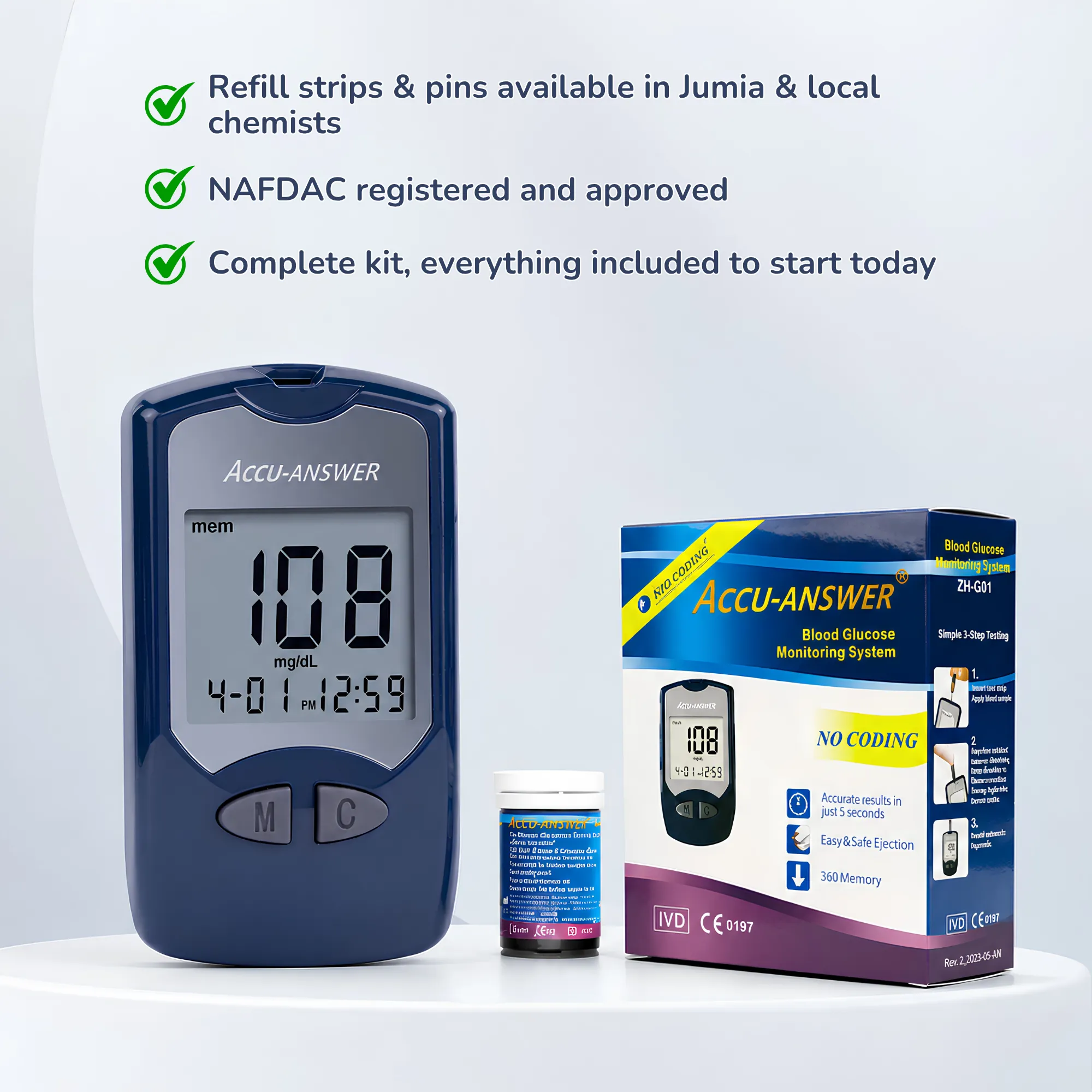 Blood sugar tester check blood sugar