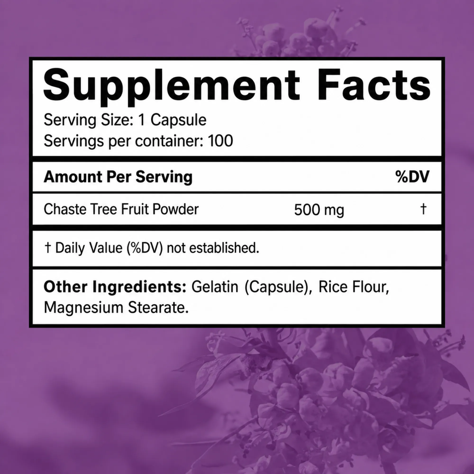 vitex berry for fertility